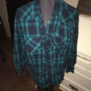 Bits & Bridle L plaid button down shirt